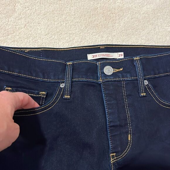 Levis 311 Shaping Skinny Black (Dark Navy)Fade Women’s Jeans. Size 29 - Picture 3 of 11